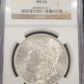 1886 Morgan Silver Dollar NGC MS63 $1