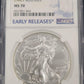 2017 American Silver Eagle Standing Liberty NGC certified MS70 $1