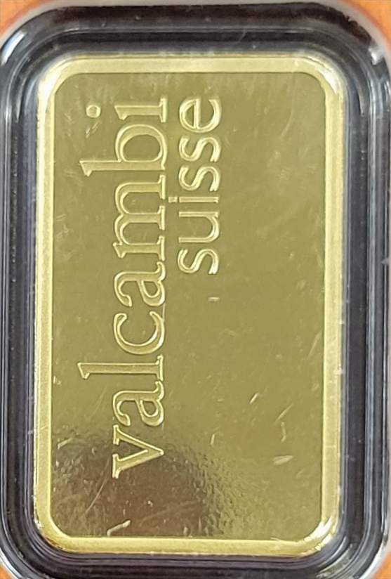 5 Gram Gold Valcambi Bar (W/Assay)