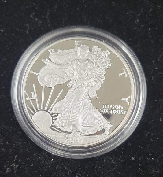 2007-W American Eagle One Ounce Silver Proof Coin