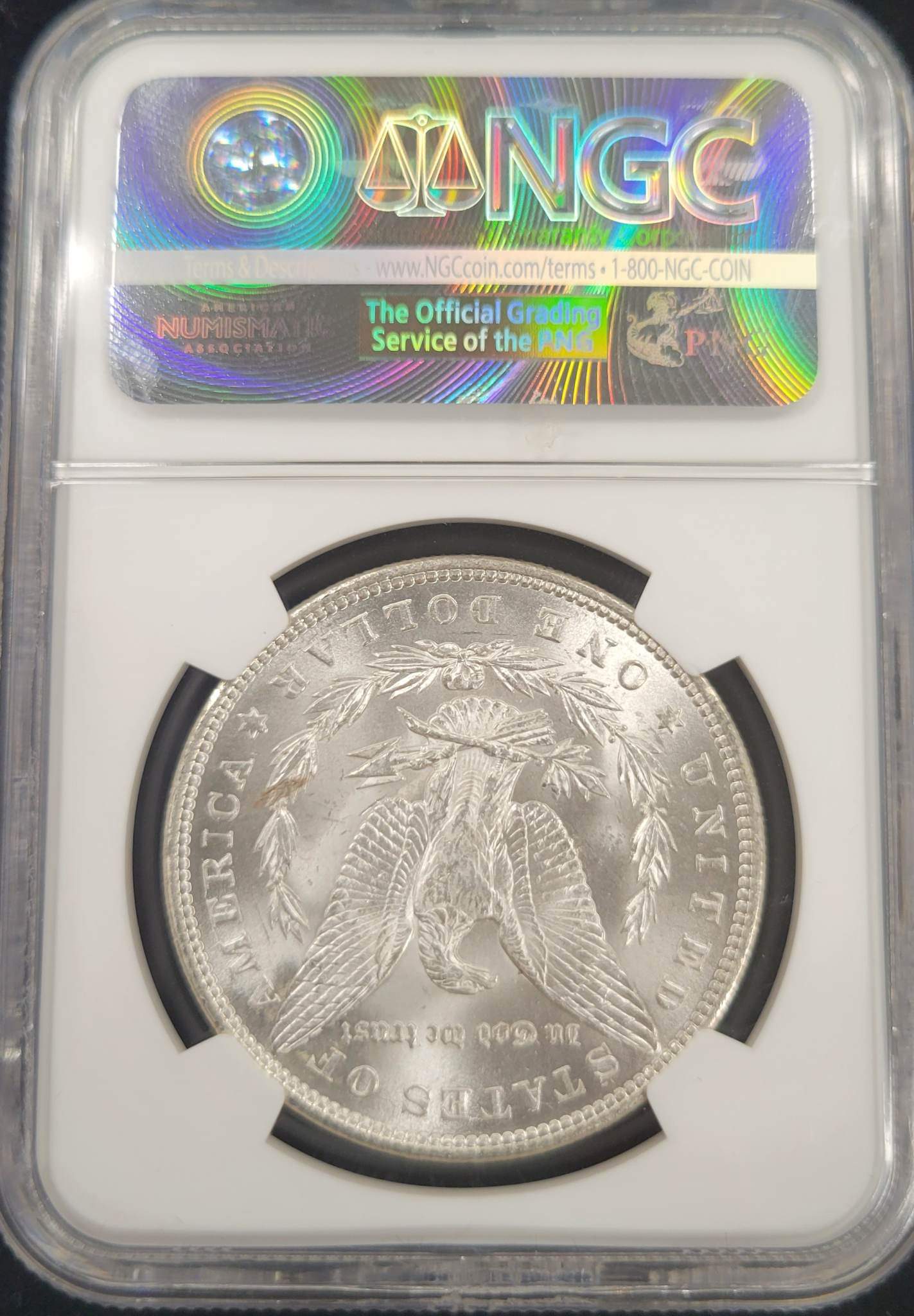 1886 Morgan Silver Dollar NGC MS63 $1
