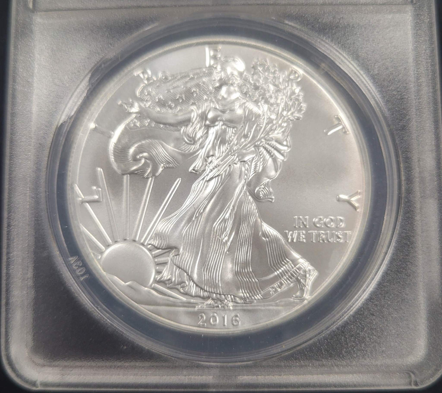 2016 American Silver Eagle Standing Liberty ANACS certified MS70 $1